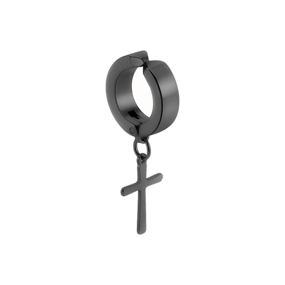 Korean Style Titanium Steel Ear Clips Clip Earrings