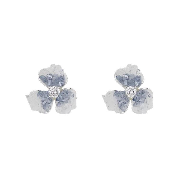 Women's Minority Design Fashionable Flower Light Luxury High-grade Temperament Earrings