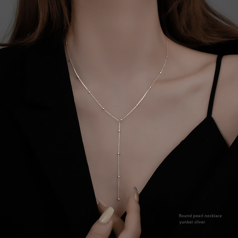 Women's Simple Cold Style Clavicle Chain Light Luxury Minority Design Necklace