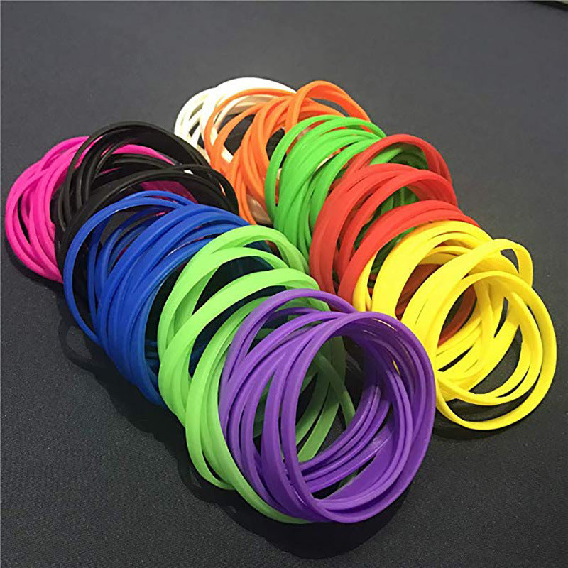 Wristband Lettering Silicone Sports Solid Color Printing Bracelet