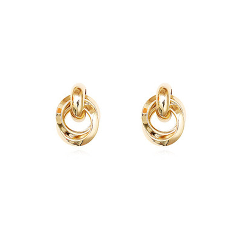 Design Sense Female Geometric Ear Fashion Earrings