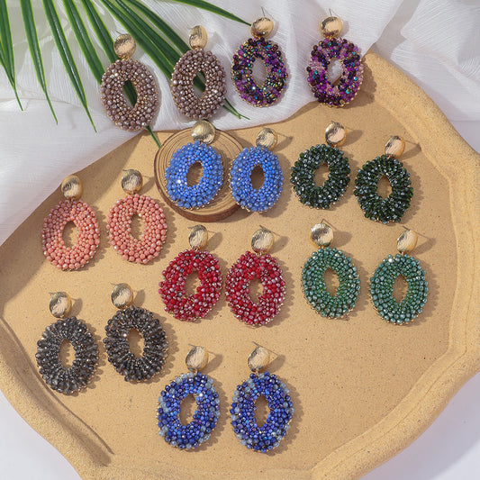 Women's Colorful Crystal Retro Affordable Luxury High-grade Rings