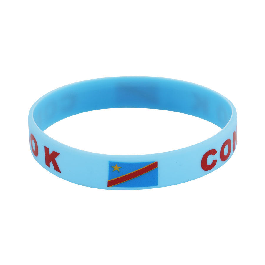 Cup Silicone National Team Canada Ink Flag Bracelets