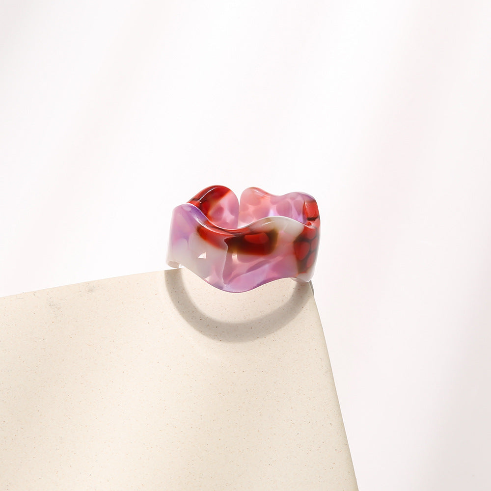 Women's Open Fashion Design Romantic Trendy Couple Rings