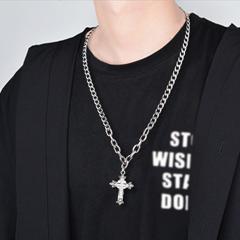 Women's & Men's Fashionable Long Sweater Ornament Hip Hop Necklaces