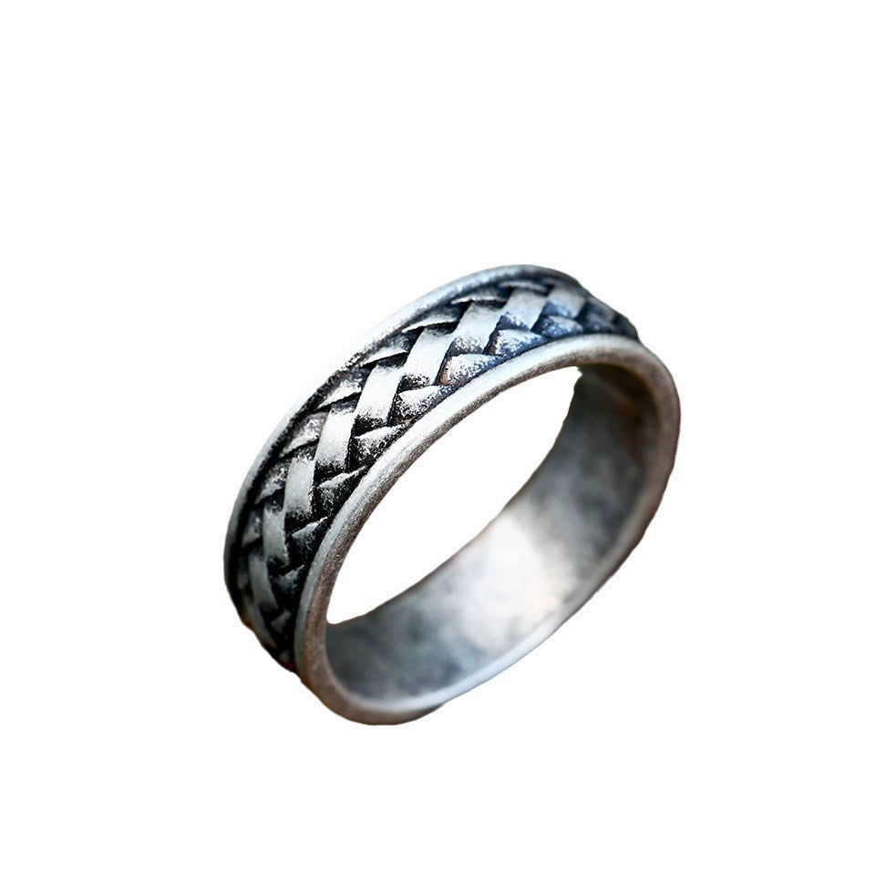 Simple Fashion Stainless Steel Nordic Viking Rings