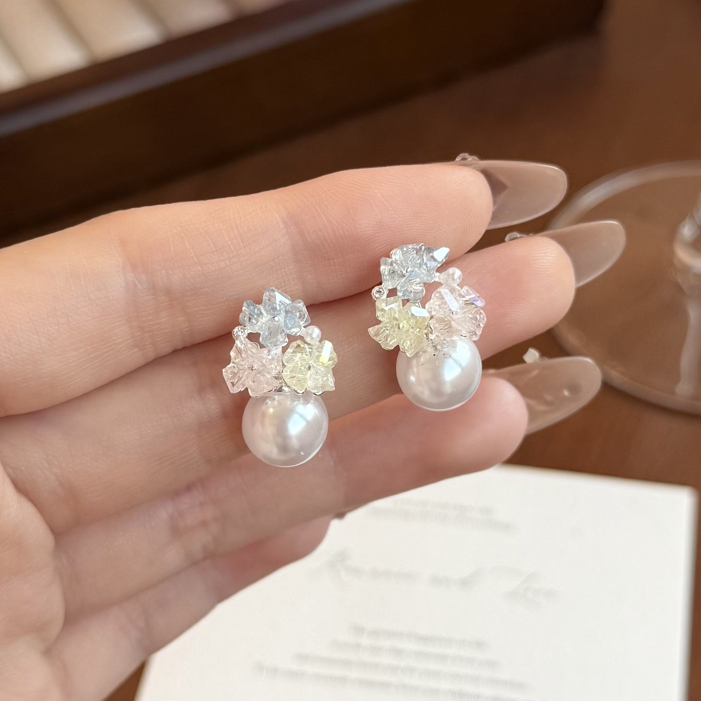 Fairy Sweet Elegant Flower Niche Design Girly Style Earrings