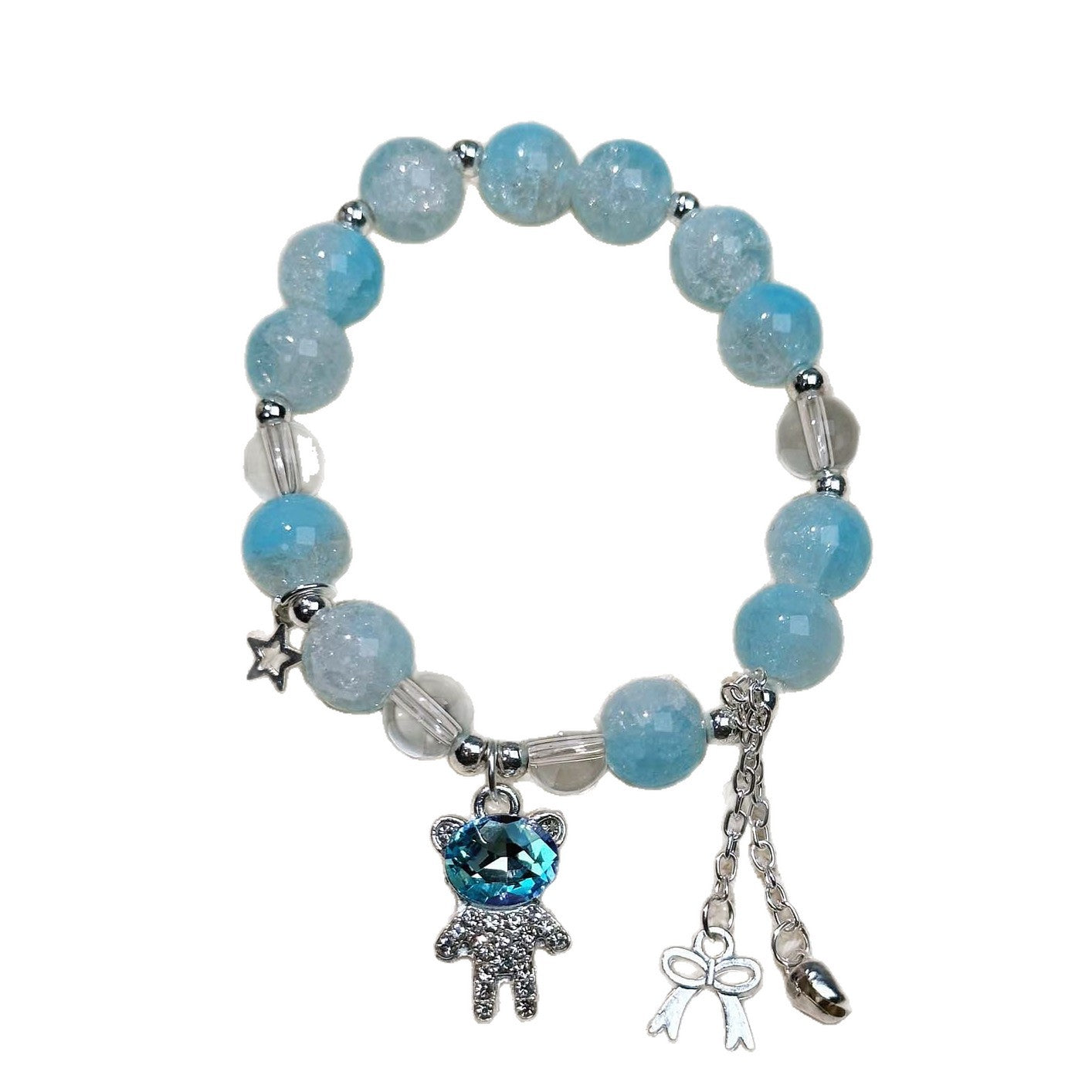 Little Bear Glaze Beaded Sweet Fresh Bell Cultural Bracelets