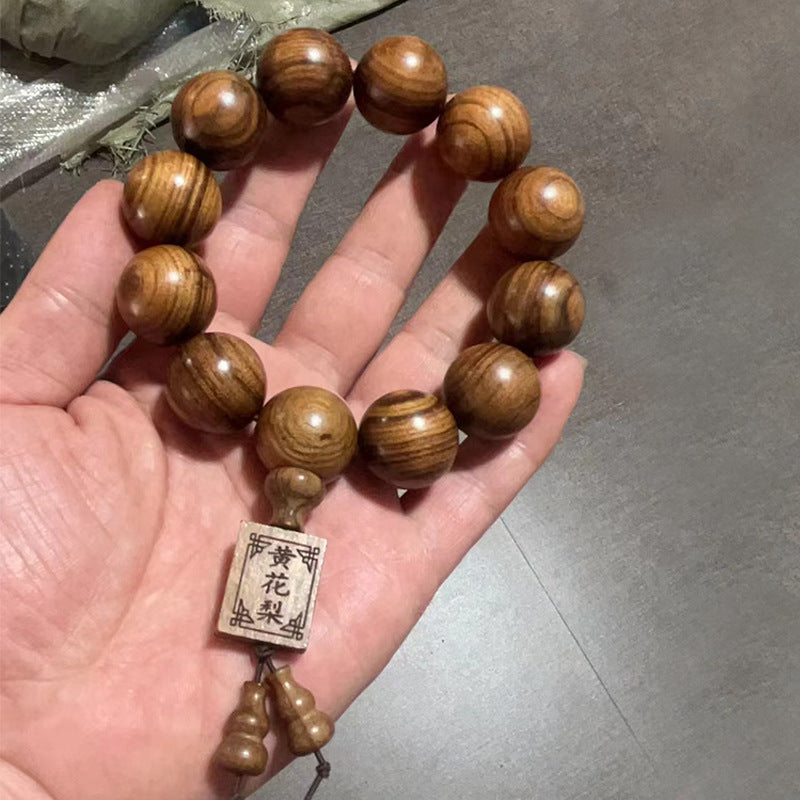 Men's Mexico Wood Buddha Beads Brazil Laos Vietnam Bracelet
