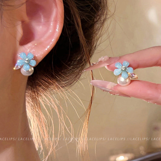 Women's Pearl Light Luxury Temperament High-grade Ear Earrings