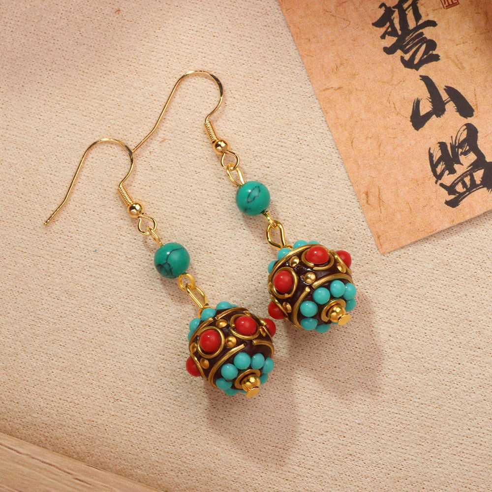 New Attractive Vintage Nepal Simple Design Earrings