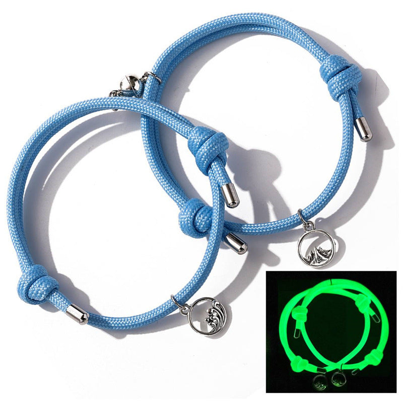 Women's & Men's Pledge Of Eternal Love Magnet Suction Couple Bracelets