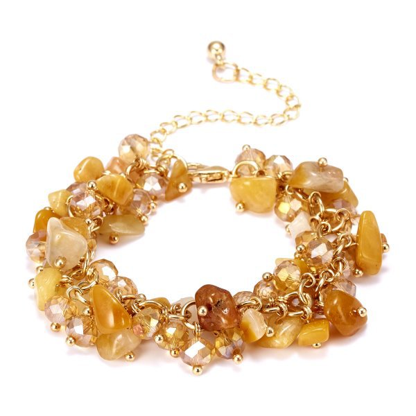 Women's & Men's Gravel Crystal Stall Fashion Commuter Bracelets