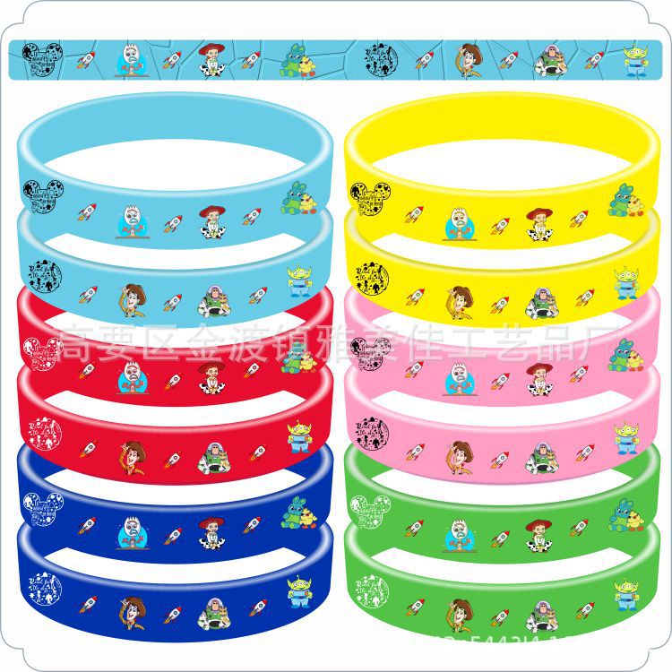 Cartoon Silicone Anime Surrounding The Game Wrist Bracelets