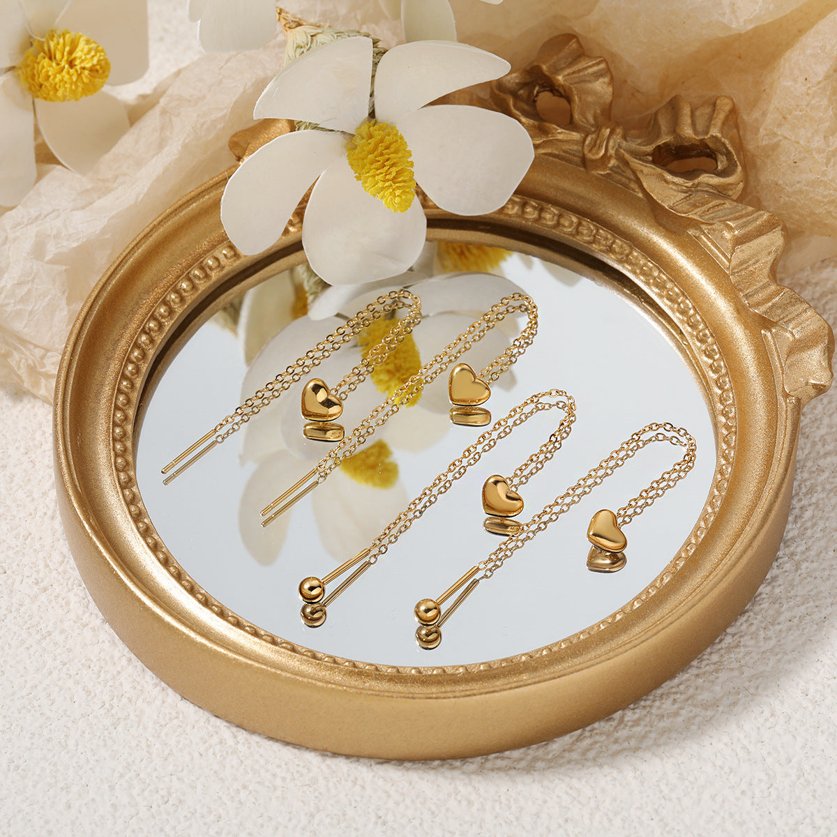 Women's Simple Heart Shape Earline Fashion Personality Ear Line