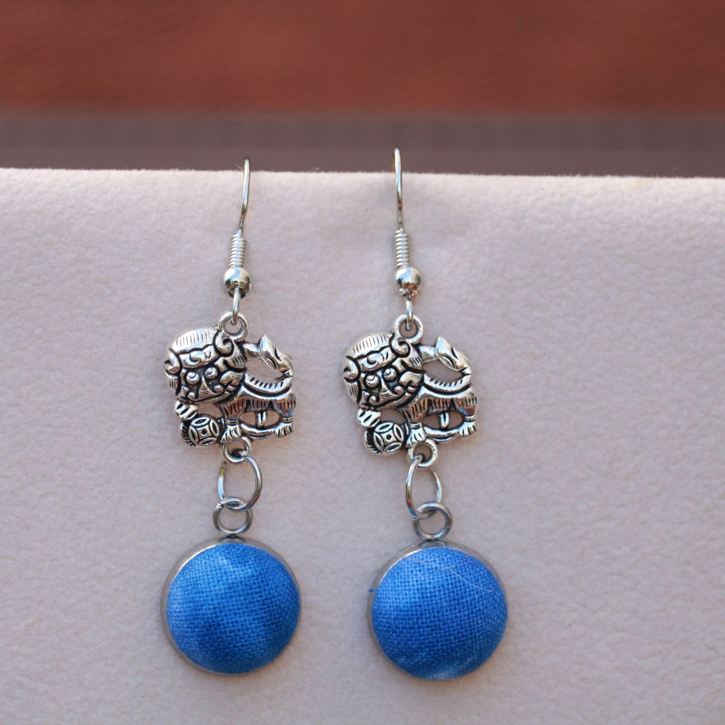 Yunnan Dali Ethnic Style Handmade Fabric Earrings