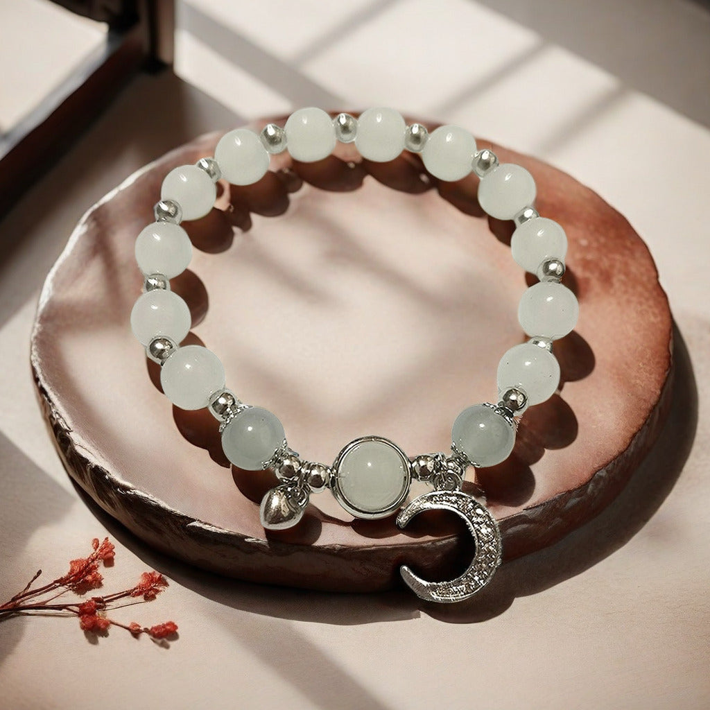 Women's Ancient Chinese Style Jade Hare Fu Bracelets