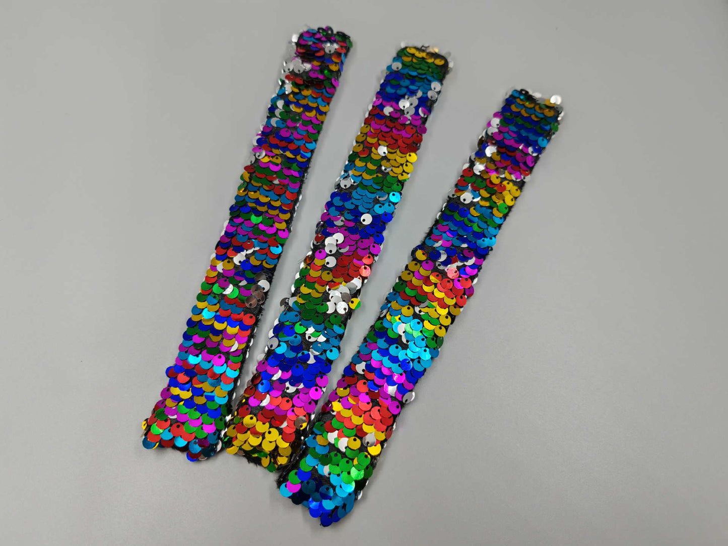 Children's Sequined Mermaid Pop Wrist Strap Holiday Rings