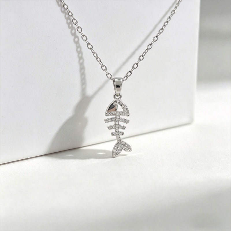 Luxury Copper Micro Female Swan Love Ocean Series Necklace