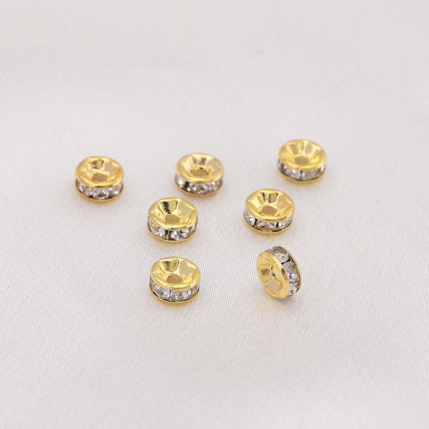 Versatile Hoop Floral Ball Separator Beads Jewelry Accessories