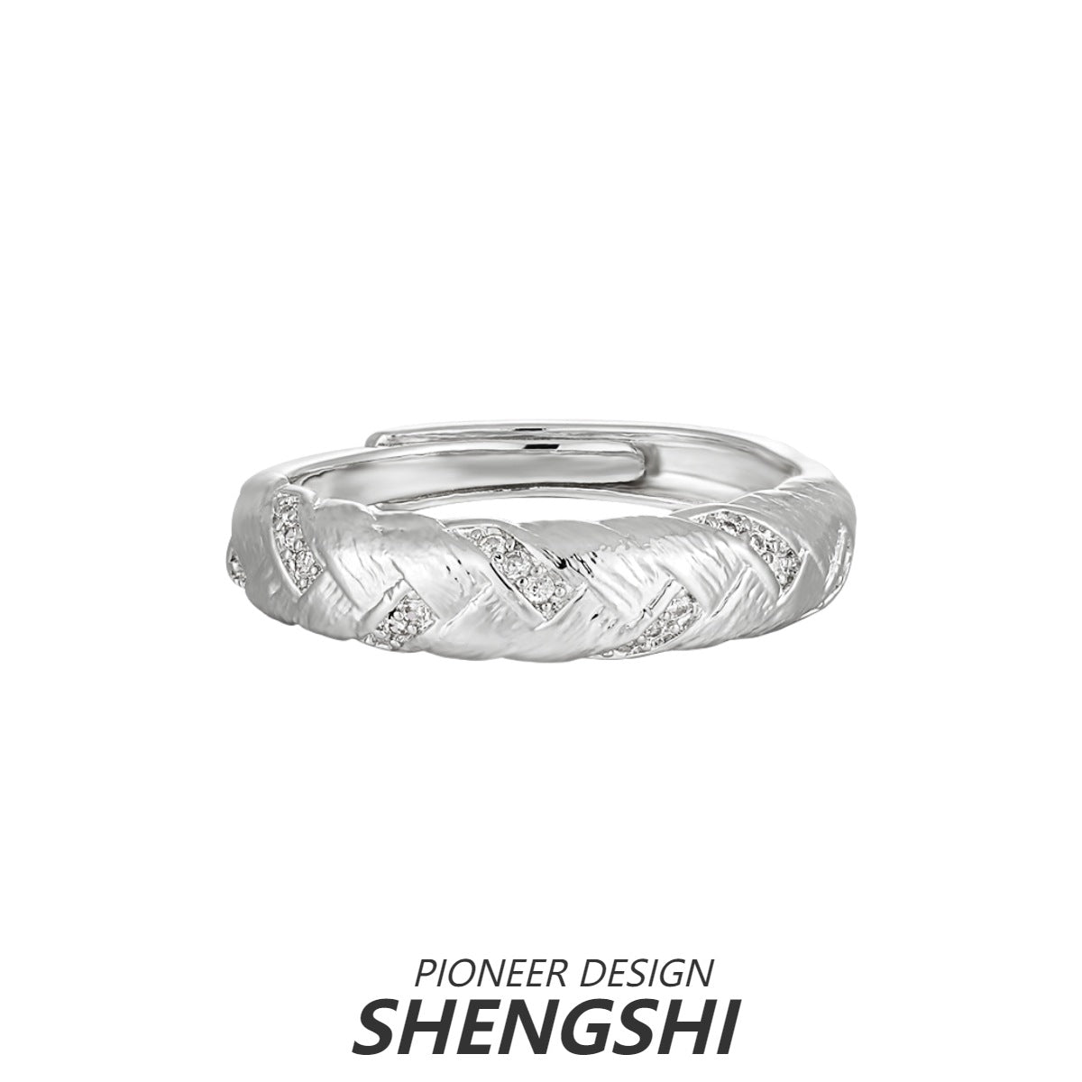 Women's Wheat Zircon Korean Style Niche High-grade Rings