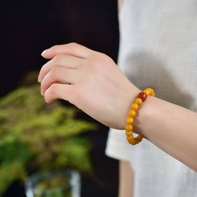 Grease Amber Full Of Flesh Flame Pattern South Red Single Bracelets