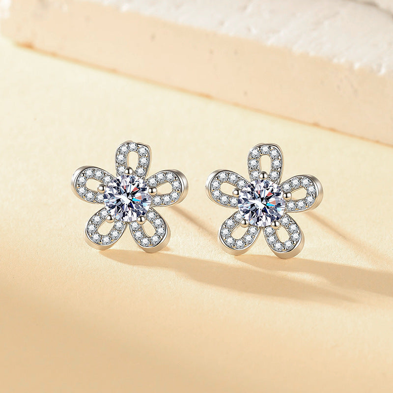 Innovative Women's Sun Flower Ear Eardrops Stud Earrings