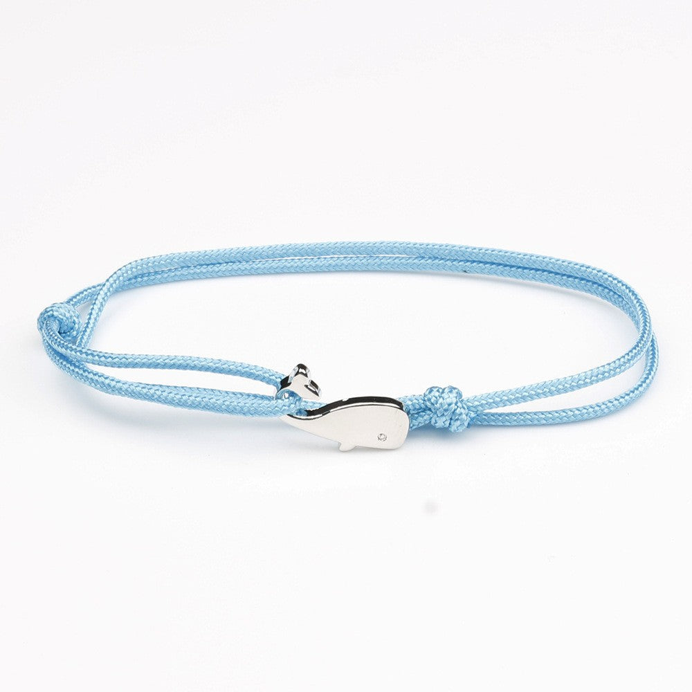 Women's Fashion Style Cute Dancing Whale Dolphin Boat Anchor Bracelets