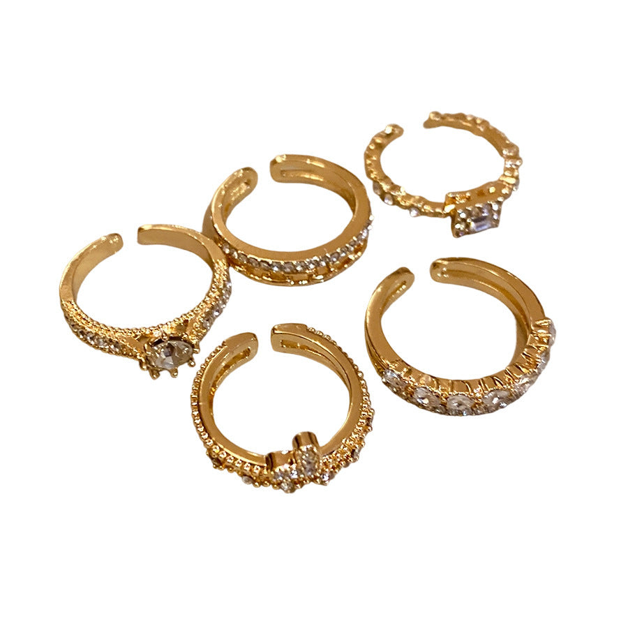 Flower Wheat Open Niche High Sense Index Finger Daily Commuting Bracelets