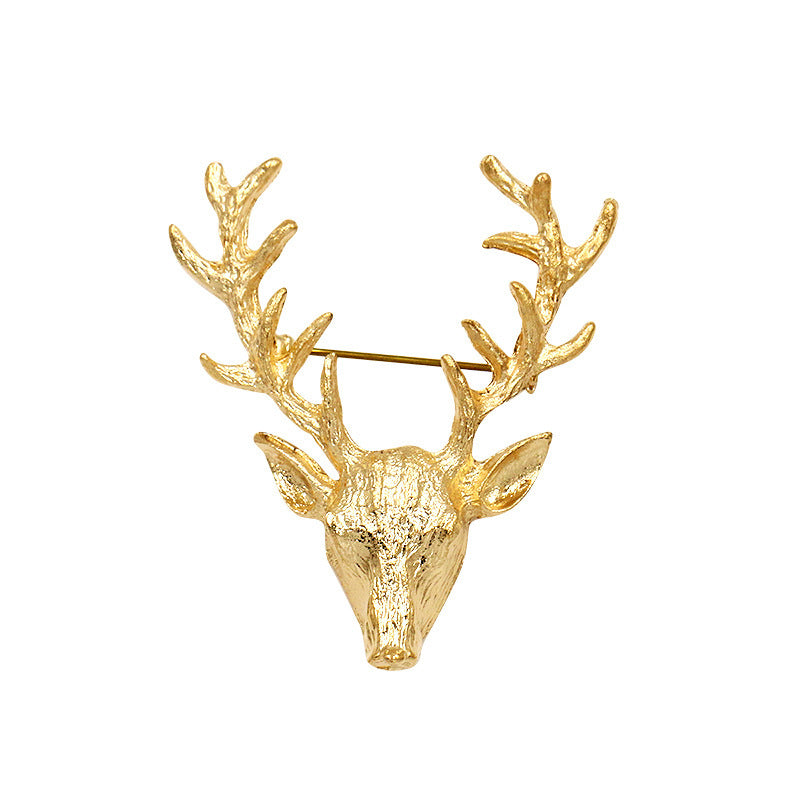 Men's Personalized Retro Animal Brooch Diamond Cartoon Lion Brooches