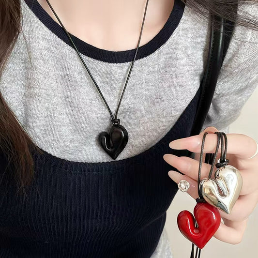 Women's Bag Long Sweater Chain Earphone Portable Necklaces