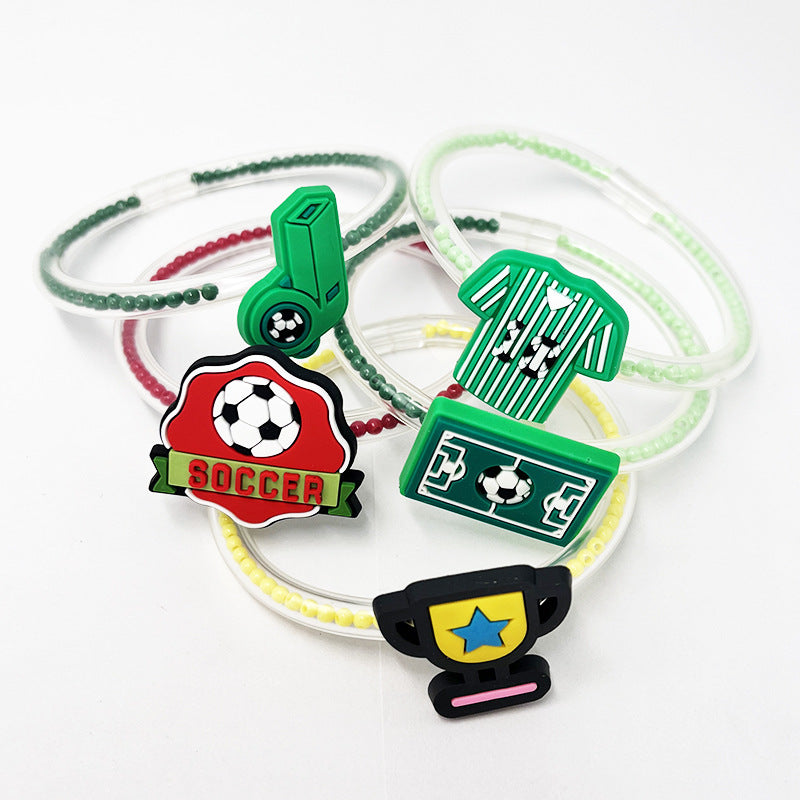 Creative Football Match Bead World Cup Bracelets