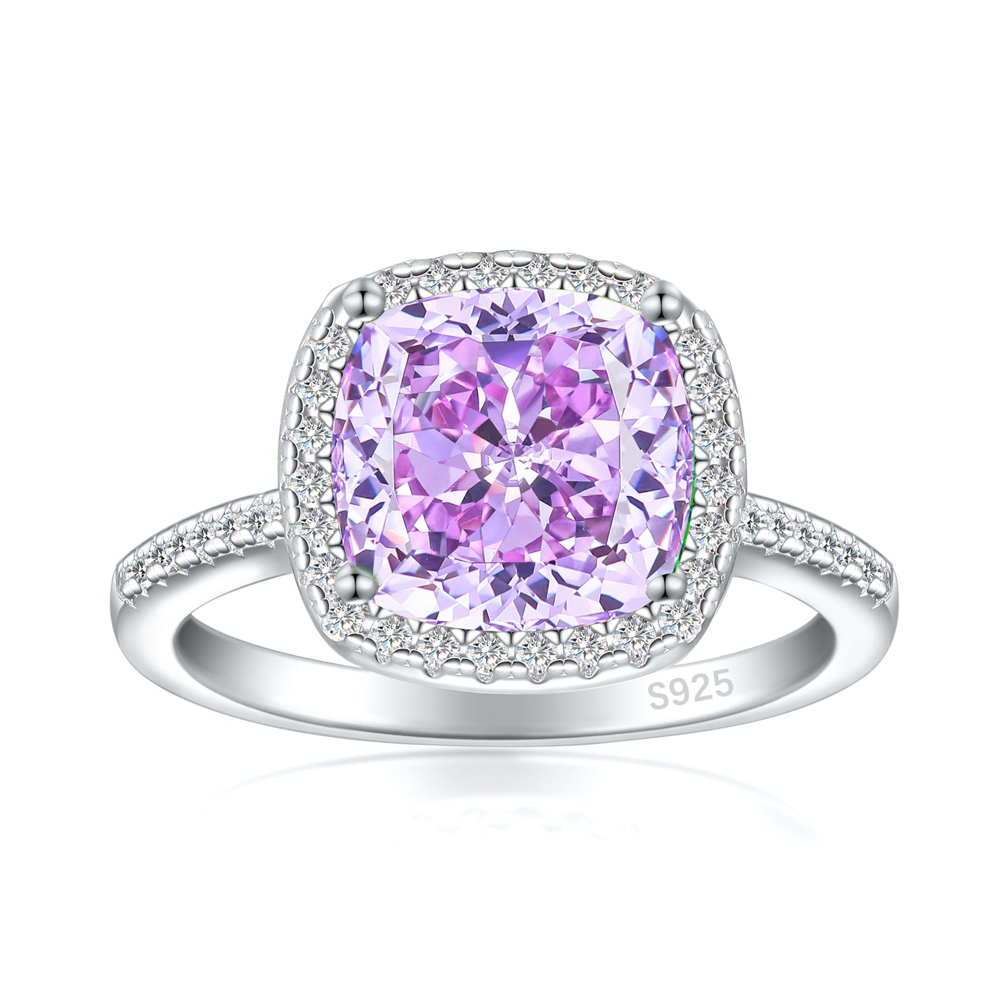 Karat High Carbon Rhinestone Female Niche Advanced Light Rings
