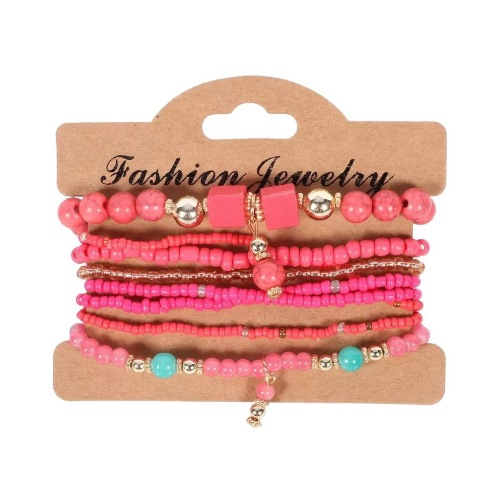 Creative Resin Alloy Ethnic Style Retro Handmade Bracelet