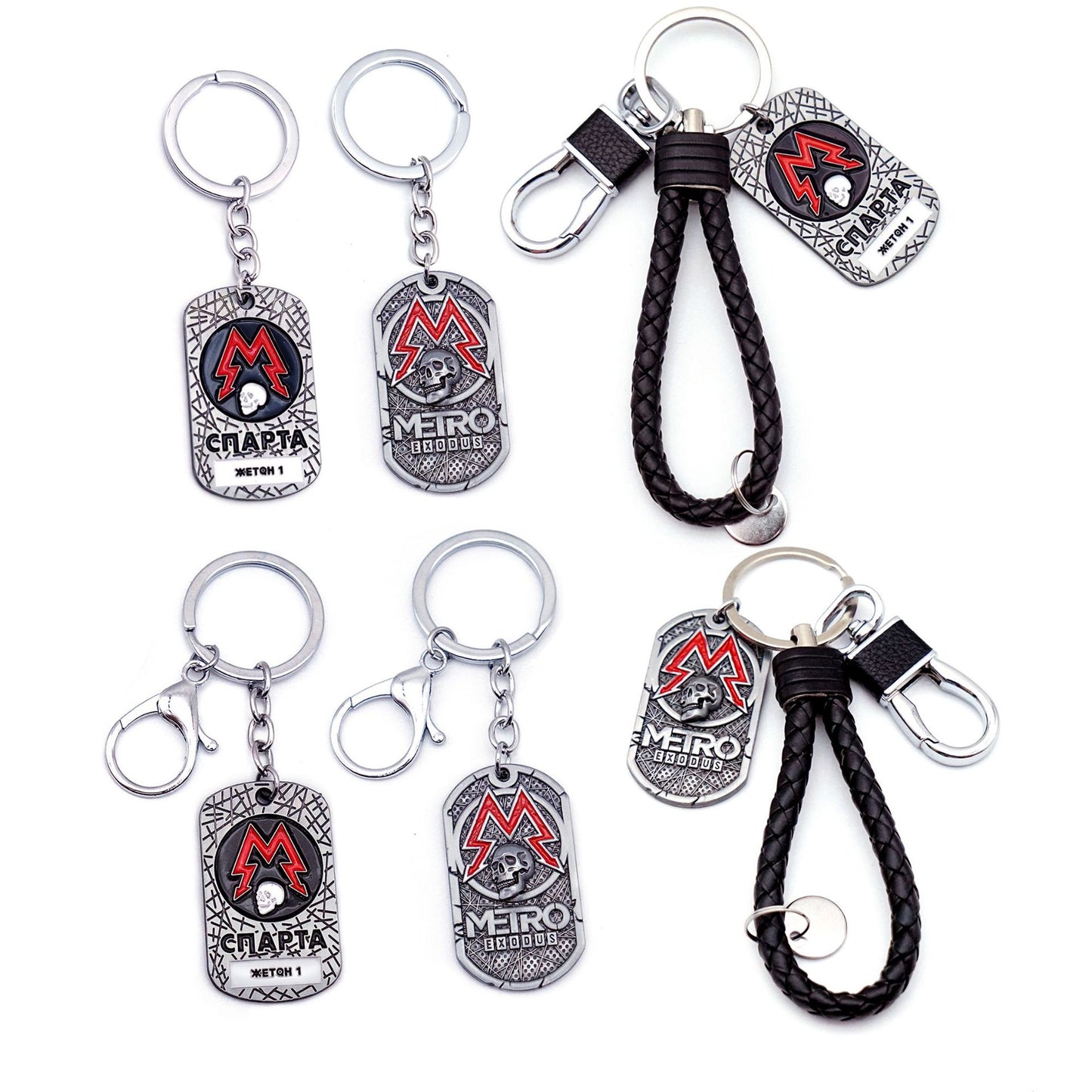 Subway Dog Tag Escape Logo Skull Commemorative Pendants