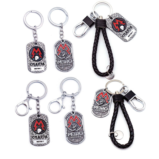 Subway Dog Tag Escape Logo Skull Commemorative Pendants
