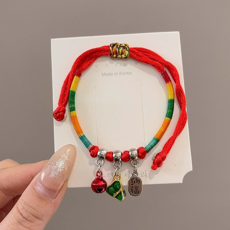 Women's & Men's Colorful Braided Rope Thread Design Simple Bracelet