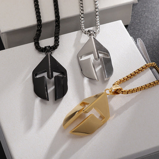 Men's Classic Hero Of Sparta Mask Hip Pendants