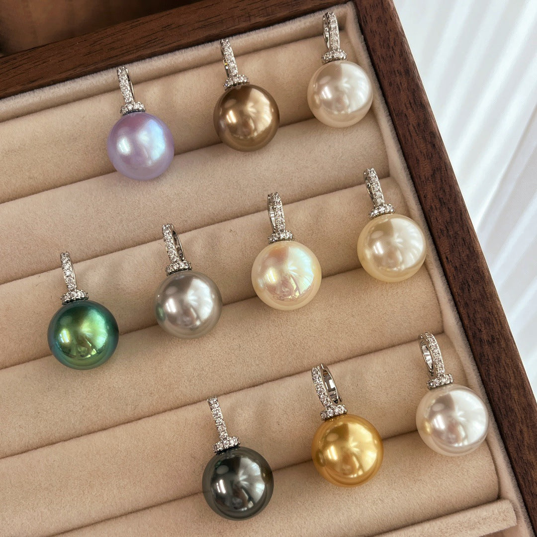 Openable Pearl Crystal Beads Imitation Australian Pendants