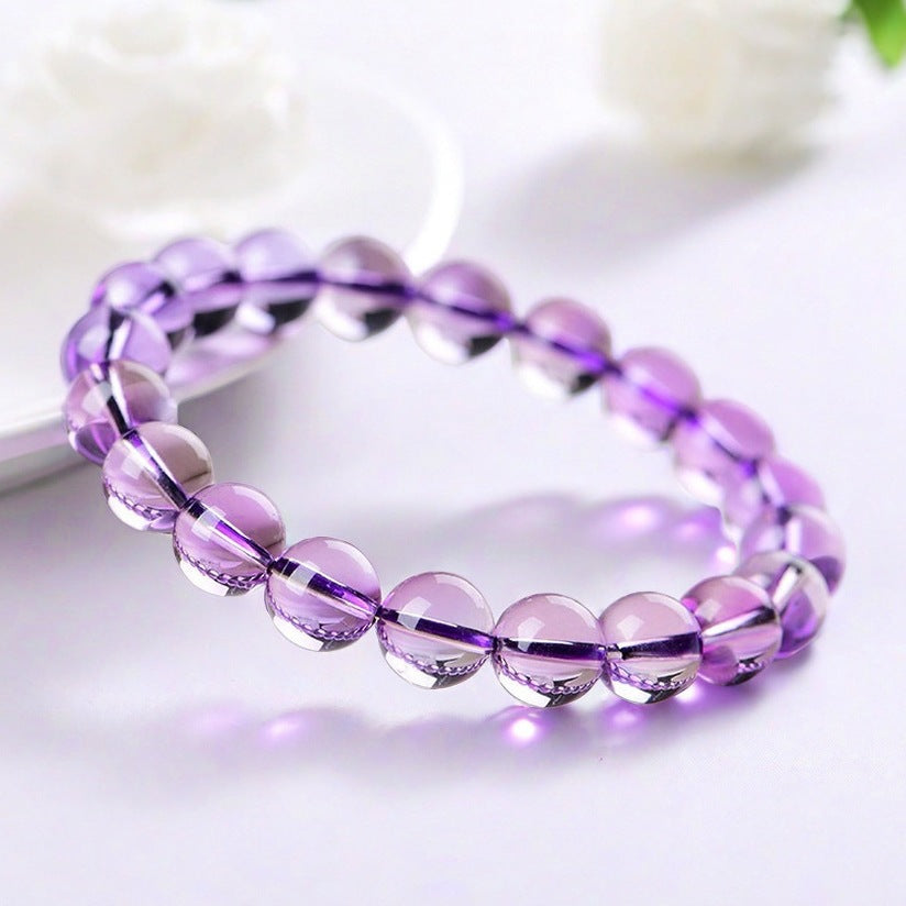 Natural Brazil Amethyst Net Body Crystal Bracelets