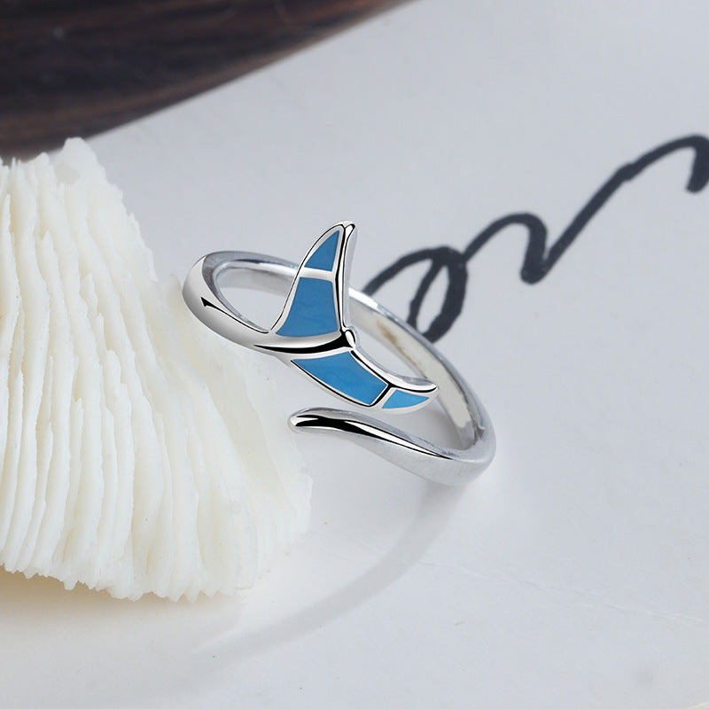 Fashion Small Fresh Cute Fish Index Finger Minority Rings