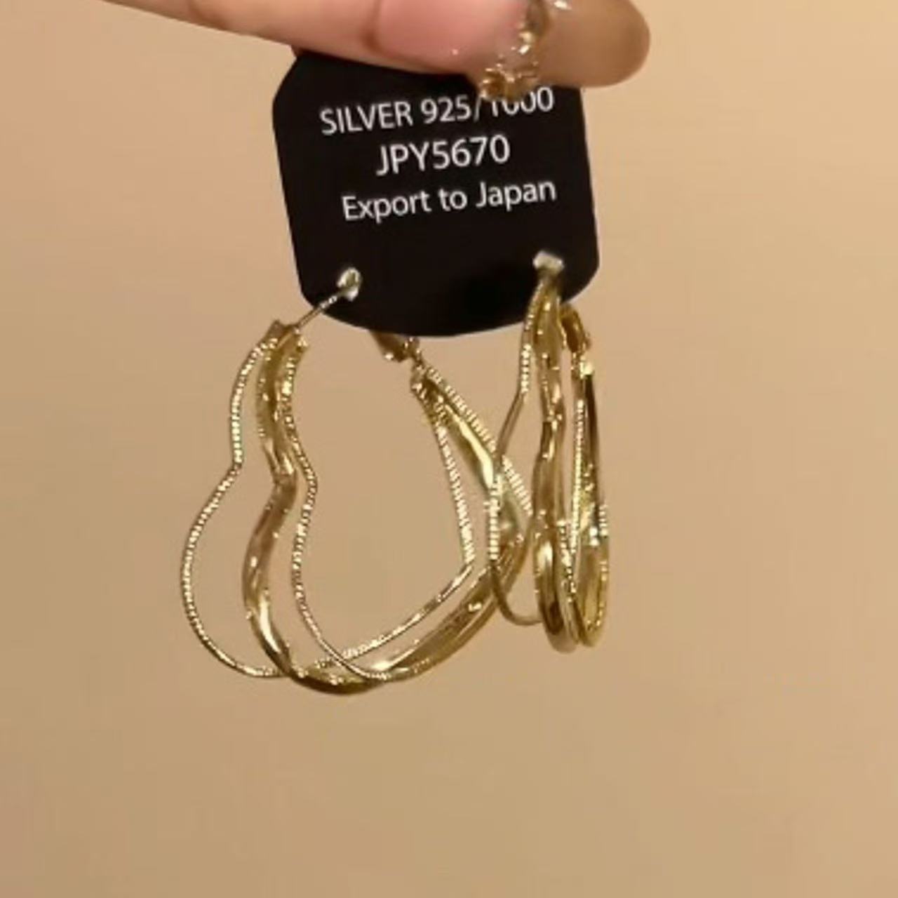 Women's Exaggerated Geometry Metal Circle Tassel Light Luxury High-grade Elegant Ear Earrings