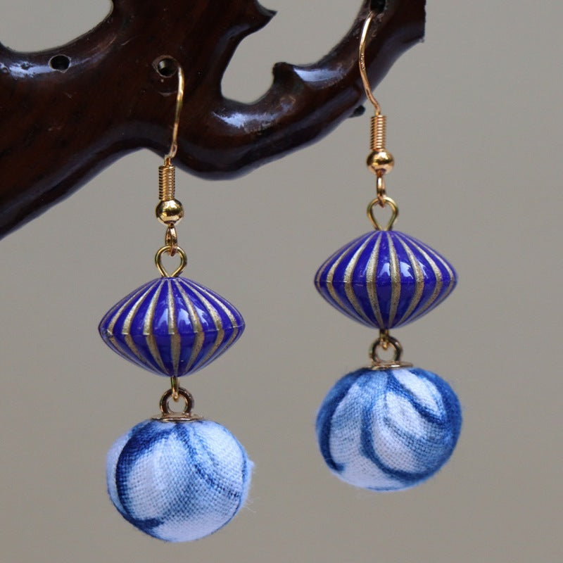 Style Chinese Traditional Cheongsam Vintage Senior Earrings