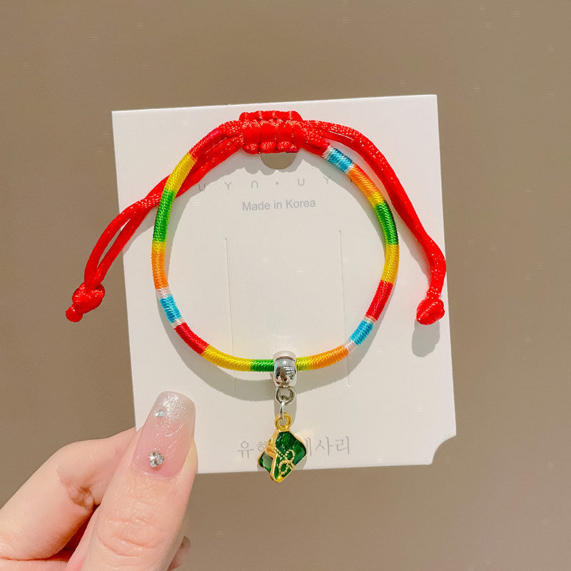 Boat Festival Carrying Strap Colorful Rope Wind Hand-woven Bracelet