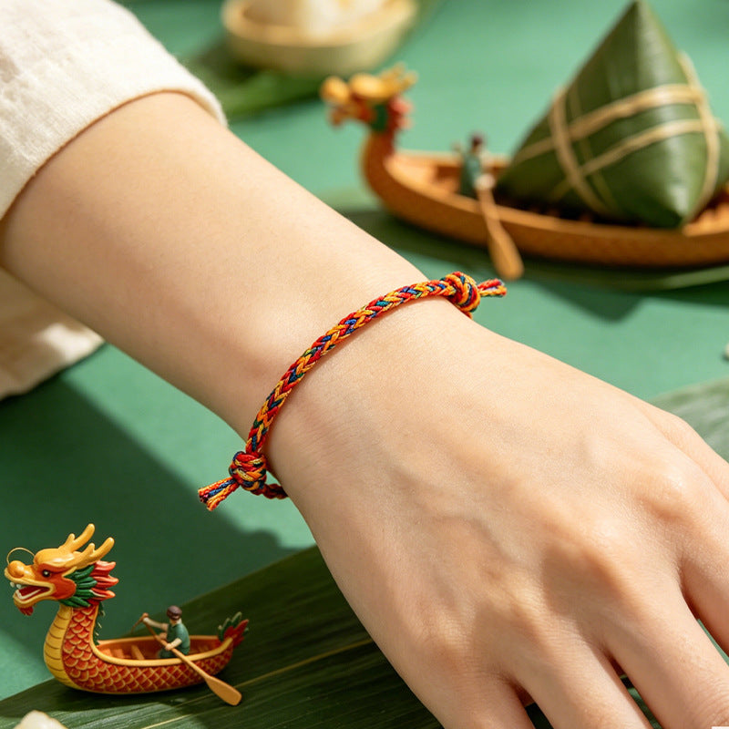 Women's & Men's Dragon Boat Festival Colorful Rope Line Bracelet