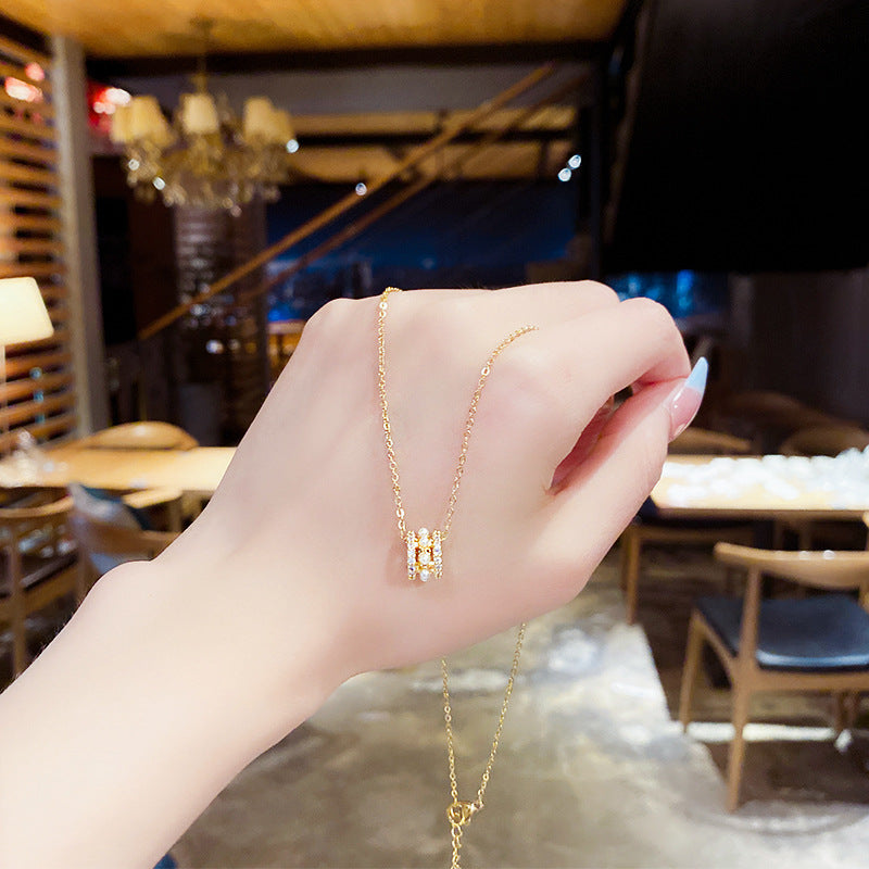 Women's Luxury Titanium Steel For Niche Design Necklaces