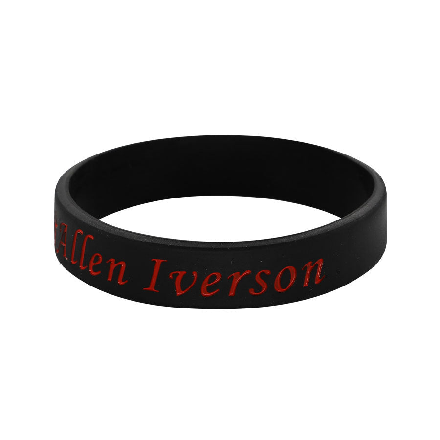 Star Concave Thickened Silicone Kobe James Basketball Bracelet