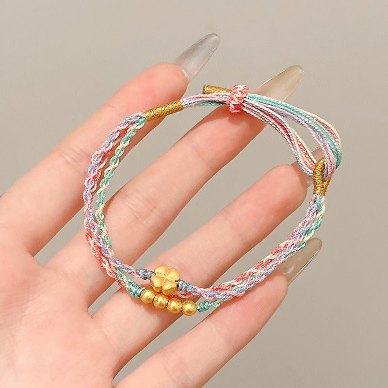 Small Gift Tassel Adjustable Red Rope Dragon Boat Festival Bracelet