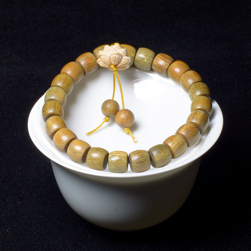 Women's & Men's Argentina Straight Cut Barrel Shaped Bead Lotus Ethnic Style Beads Pendants