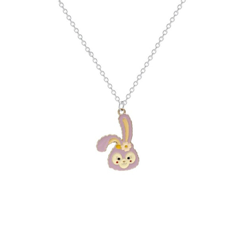 Pretty Cute Cartoon Belle Sweater Chain Necklaces